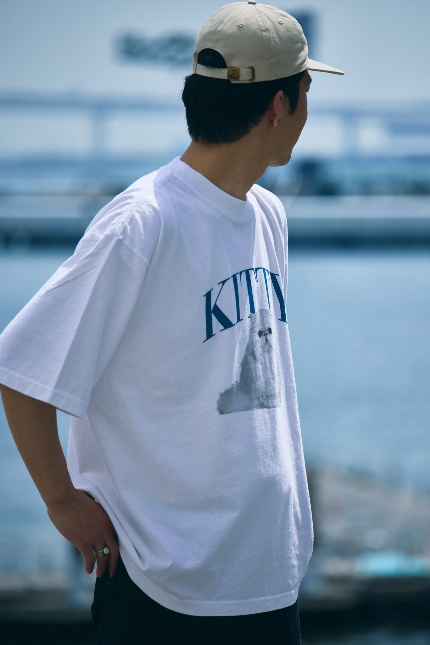 【KIITY】Cat Crew T-shirts -persian cat c005
