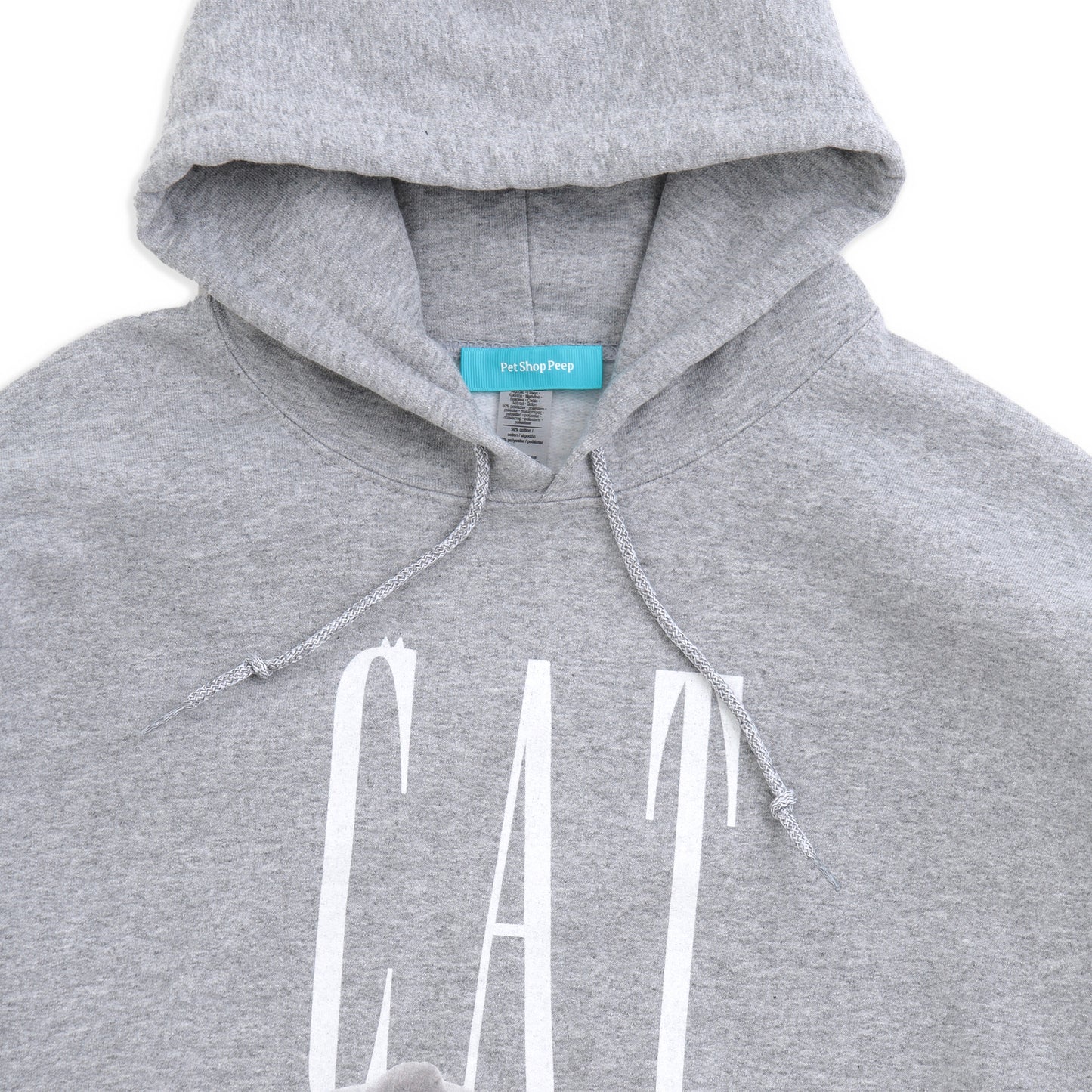 (受注予約)【CAT】Cat Printed Sweat Parka -Russian Blue c002