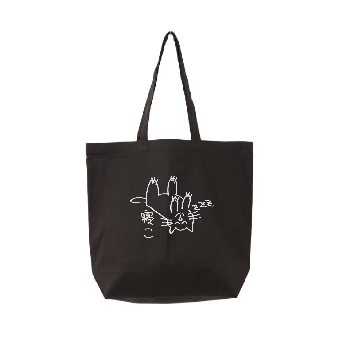 【Ken Kagami】Collaboration Neko Cat Printed Tote Bag k004