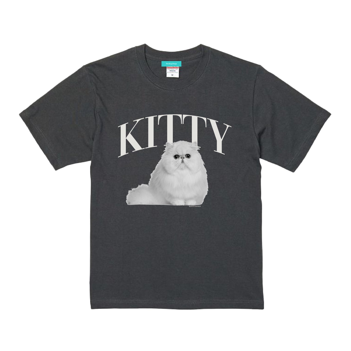 【KIITY】Cat Crew T-shirts -persian cat c005