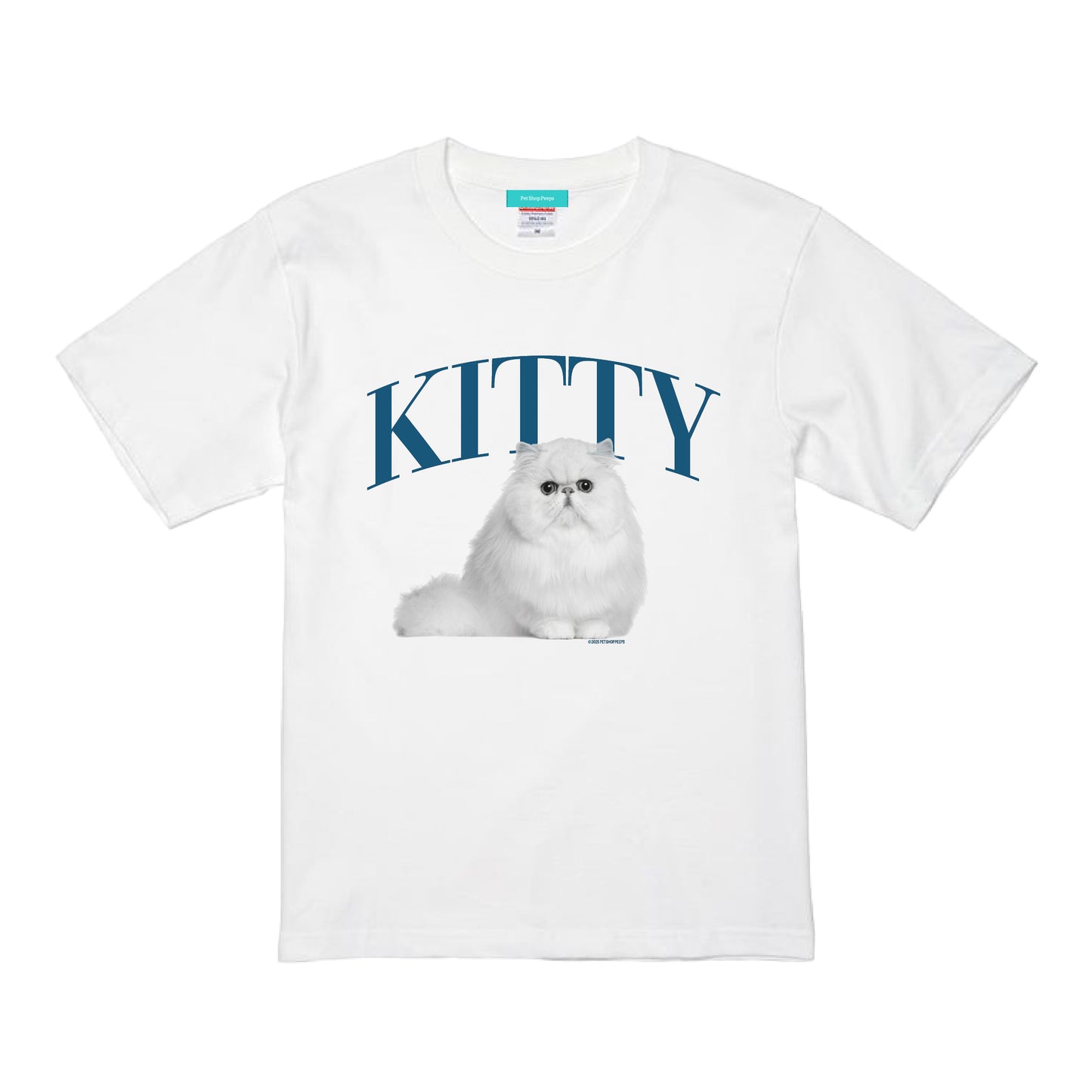 【KIITY】Cat Crew T-shirts -persian cat c005