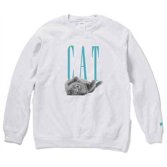 【CAT】Cat Printed Crew Sweat -Scottish fold