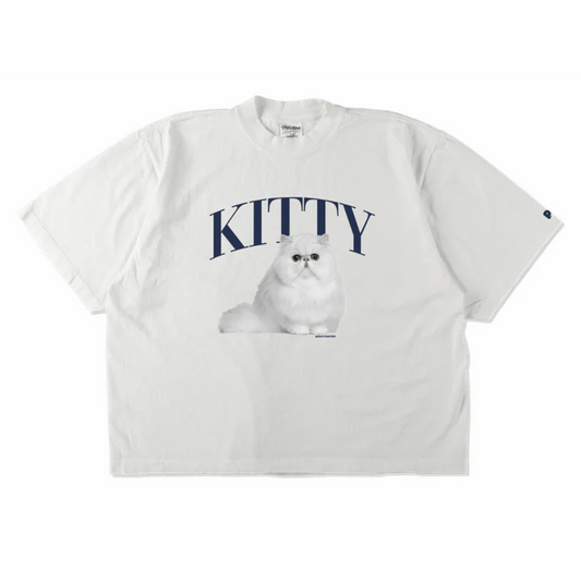 【KIITY】Cat Crew T-shirts -Exotic shorthair