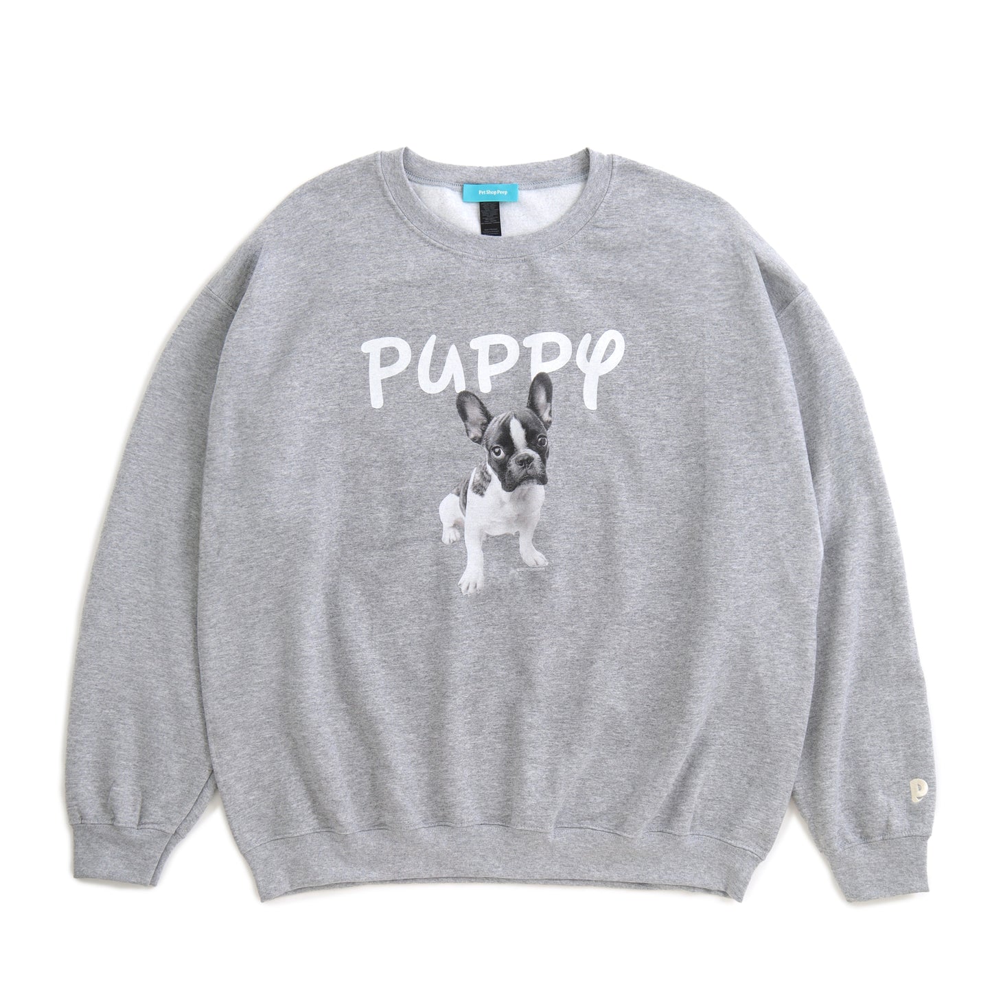 （受注予約）【PUPPY】Dog Crew Sweat -French bulldog d03