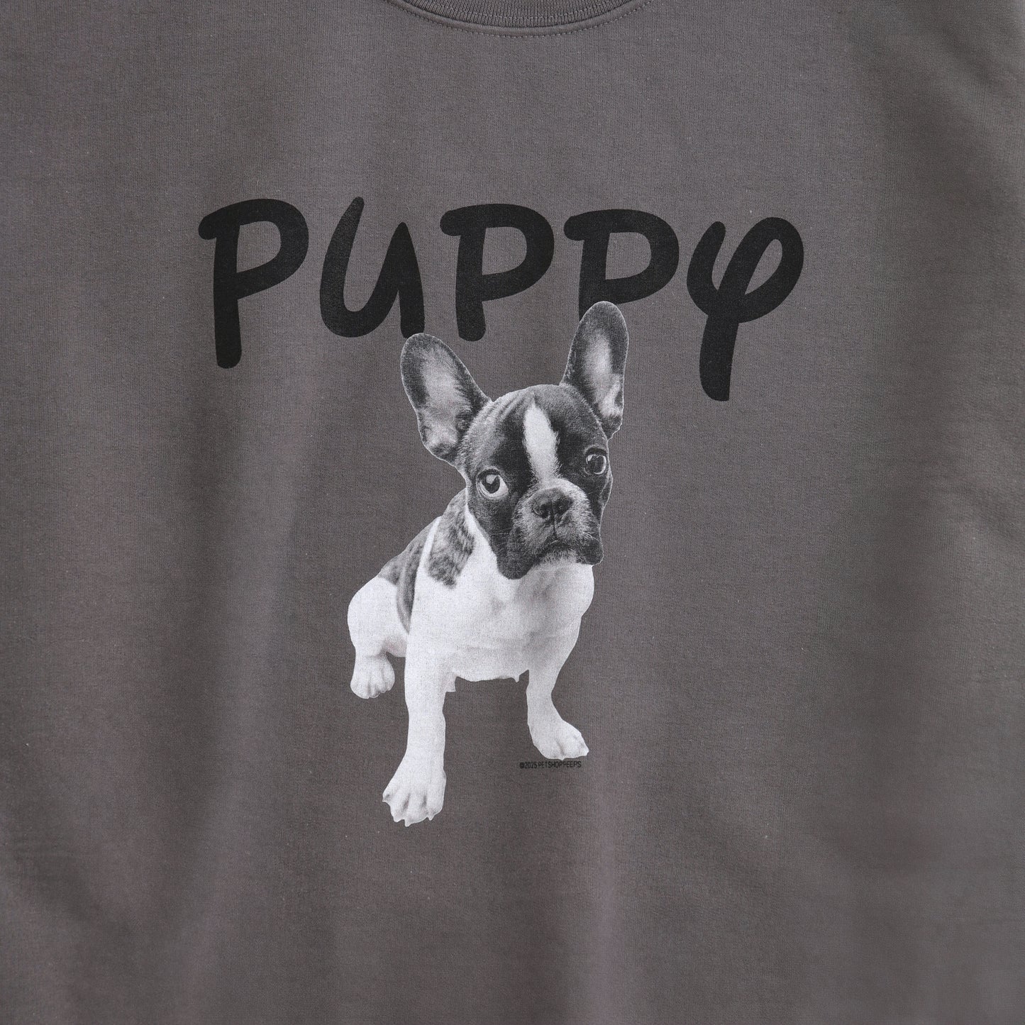 （受注予約）【PUPPY】Dog Crew Sweat -French bulldog d03