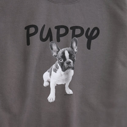 （受注予約）【PUPPY】Dog Crew Sweat -French bulldog d03