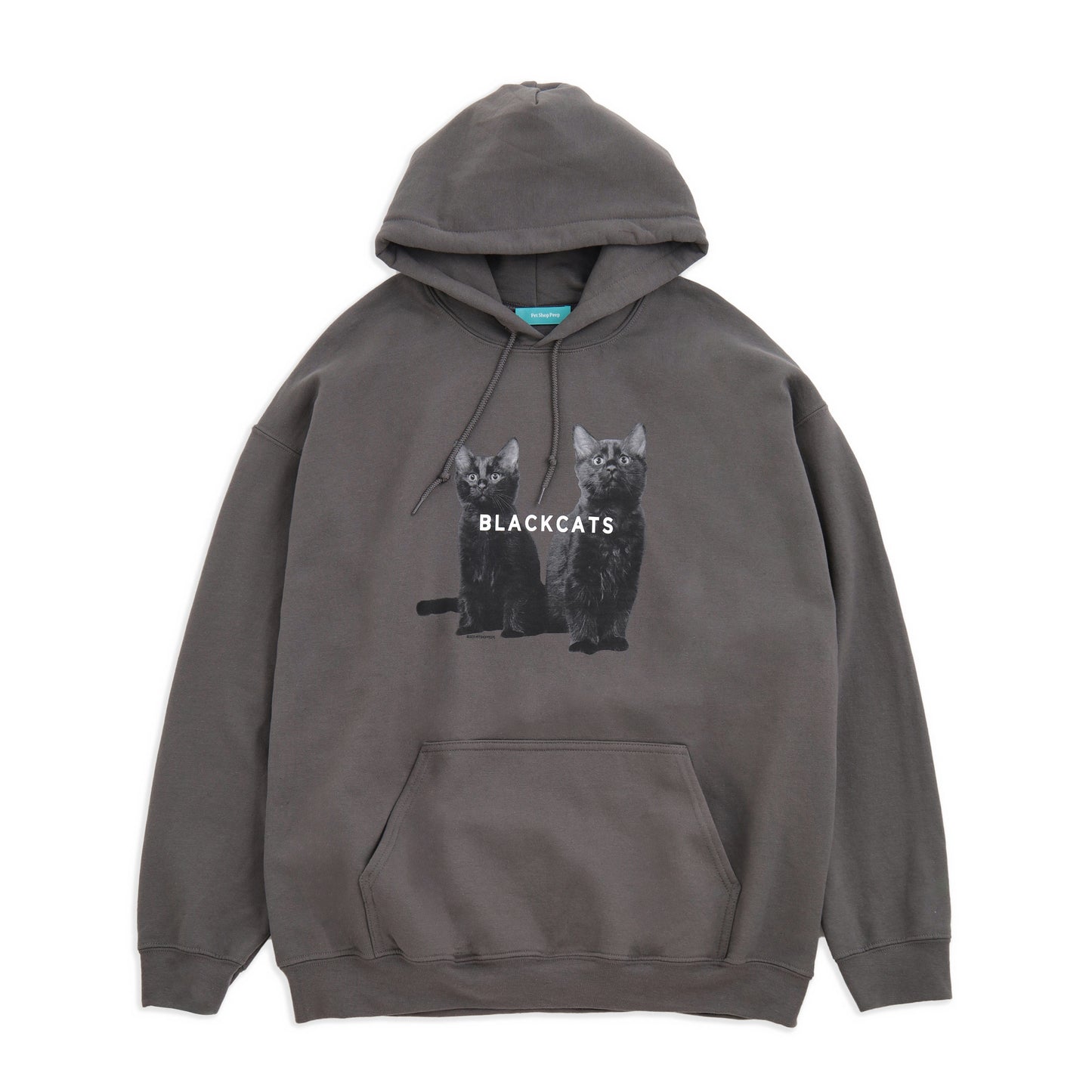 （受注予約）【Black cat】Cat Printed Sweat Parka c007