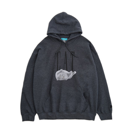 （受注予約）【CAT】Cat Printed Sweat Parka -Russian Blue c002