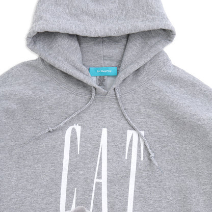 （受注予約）【CAT】Cat Printed Sweat Parka -Russian Blue c002