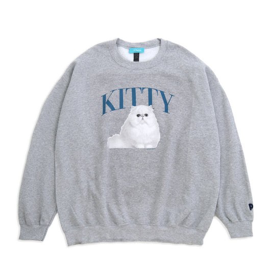 （受注予約）【KIITY】Cat Crew Sweat -persian cat c004