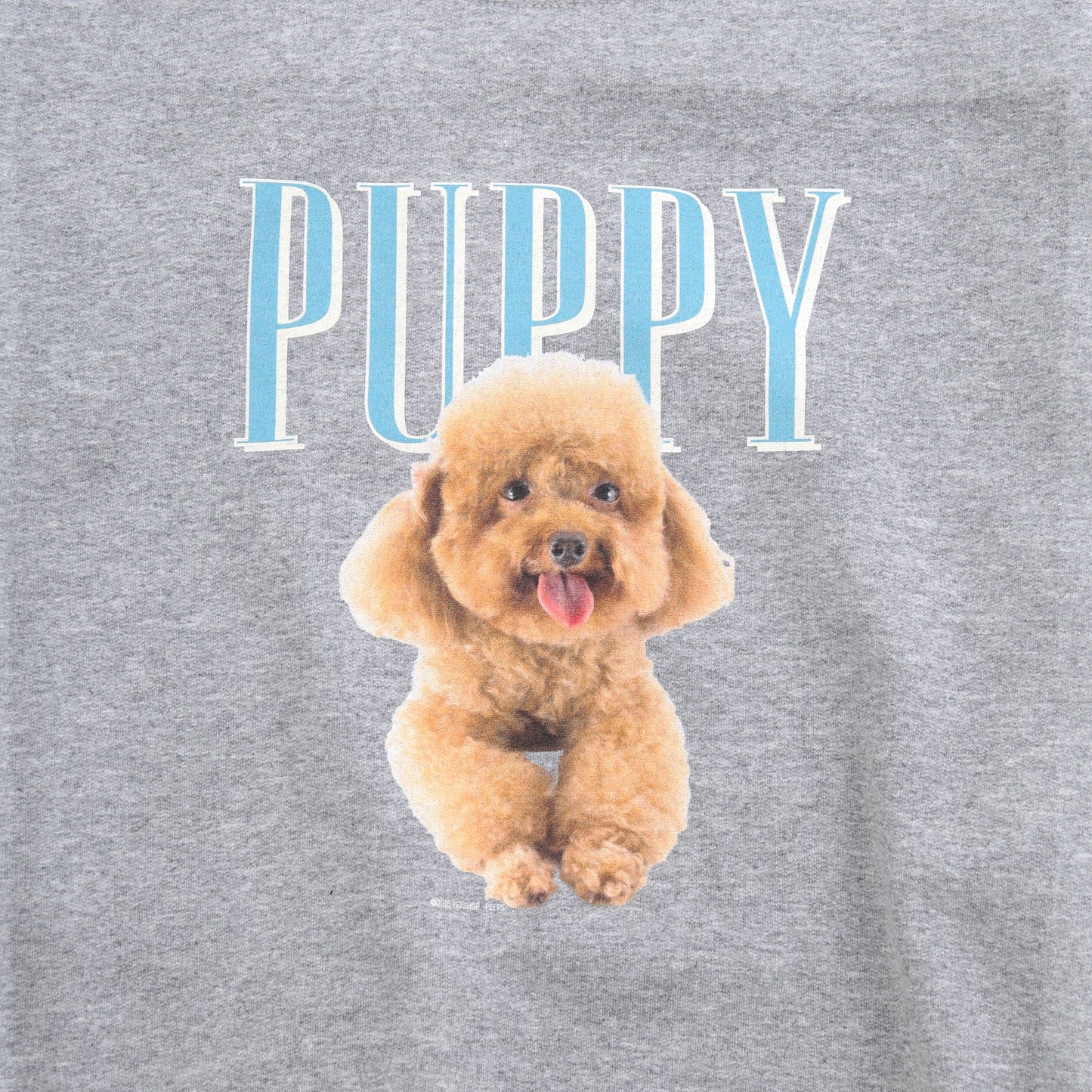 （受注予約）【PUPPY】Dog Crew Sweat -Toy poodle d07