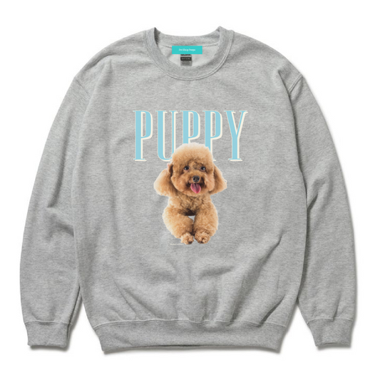 【PUPPY】Dog Crew Sweat -Toy poodle