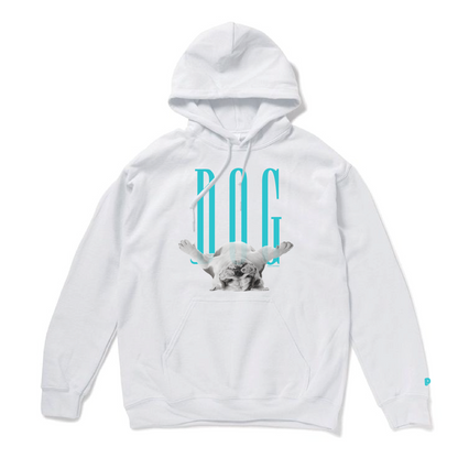 （受注予約）【DOG】Sweat parka -Bulldog Dog d02