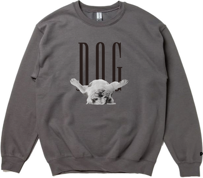 （受注予約）【DOG】Crew Sweat -Bulldog Dog d01