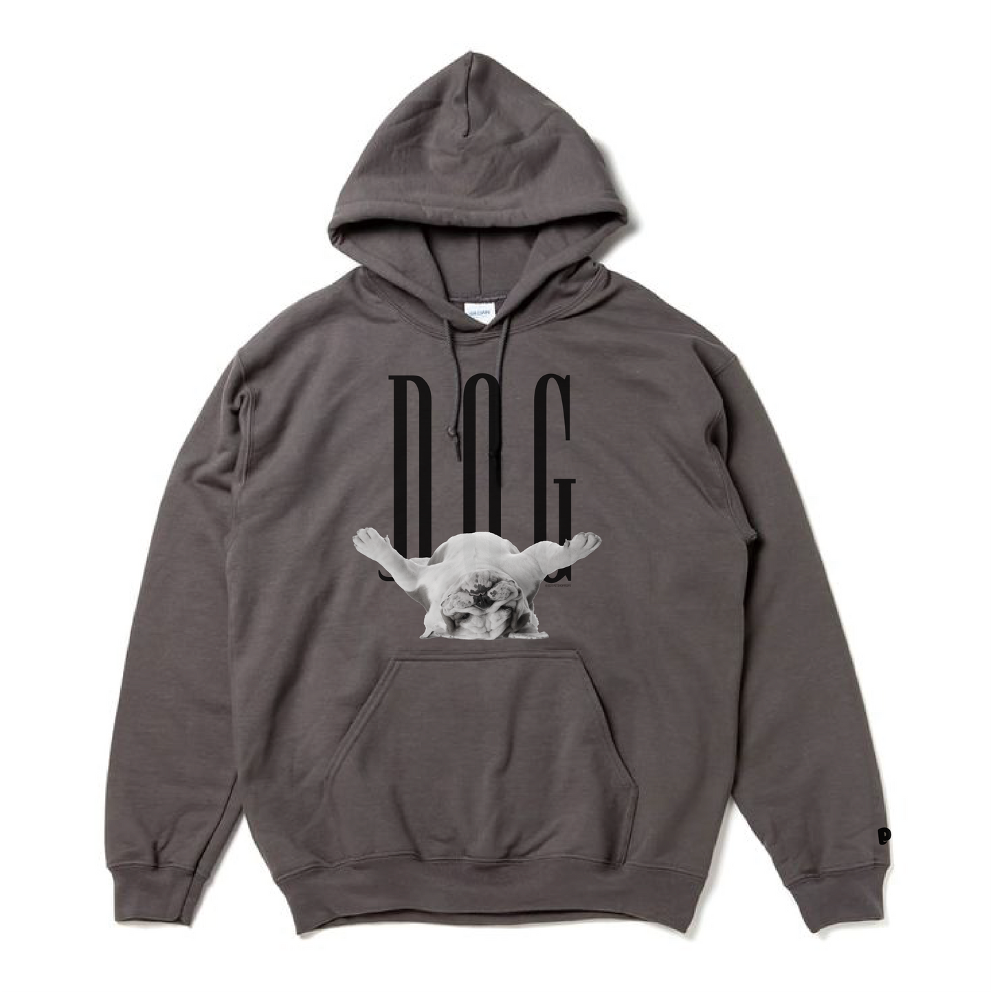 【DOG】Sweat parka -Bulldog Dog