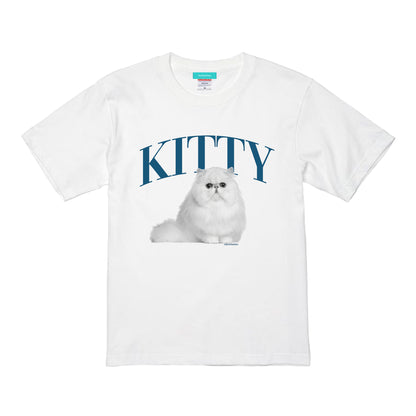 【KIITY】Cat Crew T-shirts -persian cat c005